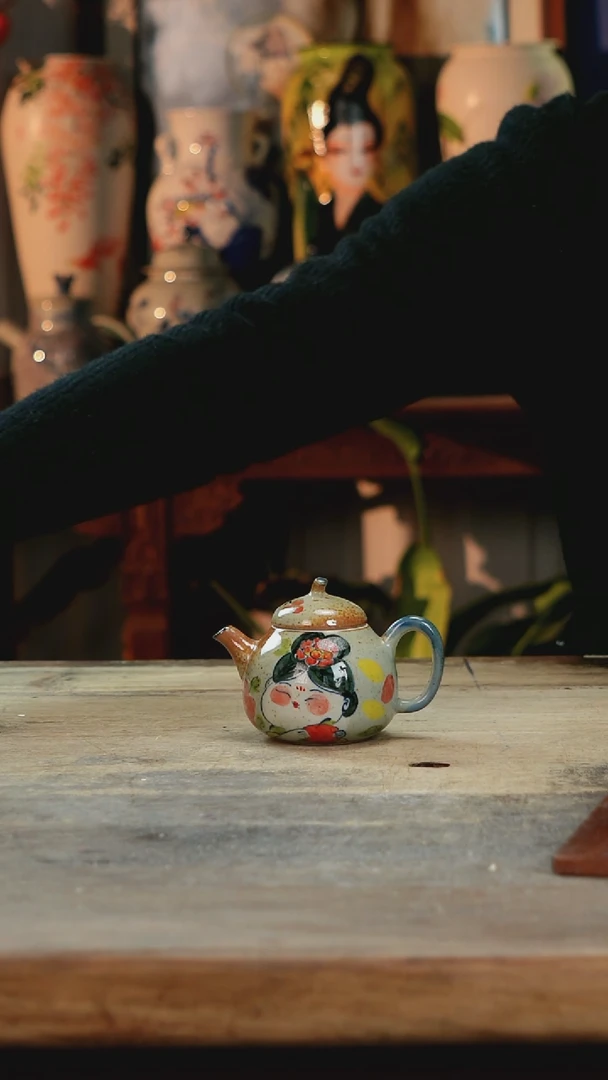 【闪购商品】瓷片景德镇纯手工釉下彩精品花瓶