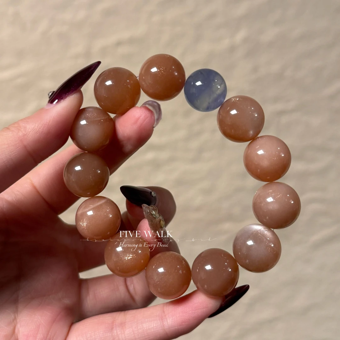 原创设计品牌"焦糖海盐”暖色系小众你设计手串175