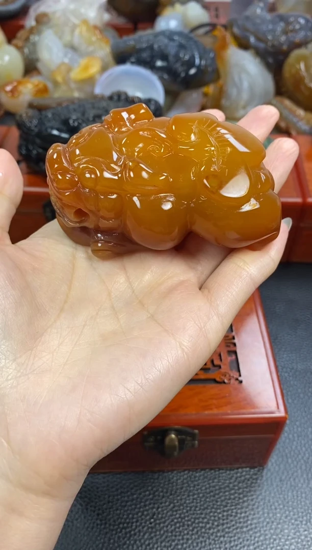 未镶嵌手把玛瑙/玉髓振*1