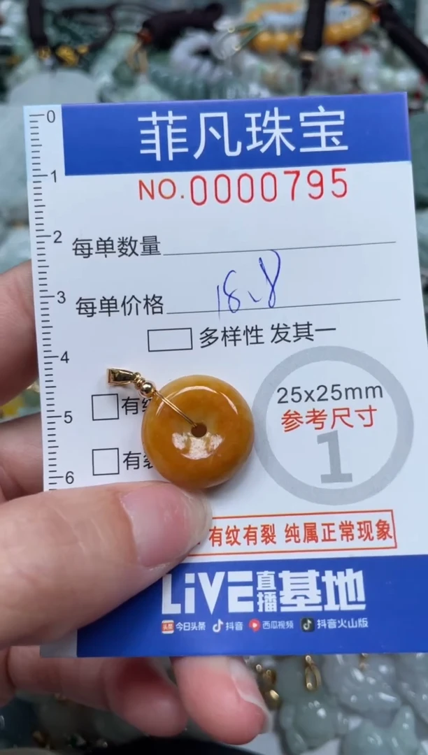 【闪购商品】翡翠颈饰未镶嵌00..0795