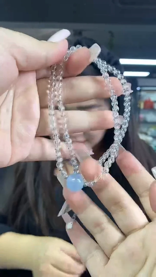 未镶嵌项链水晶多样性发其一颜色微差