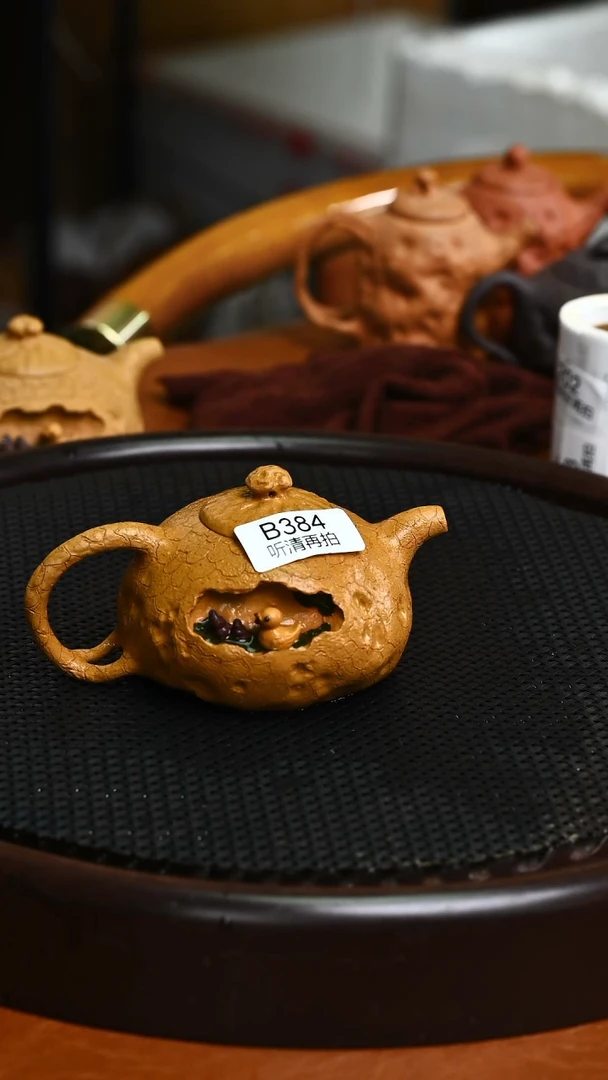 茶壶紫砂384宜兴紫砂全手供春壶