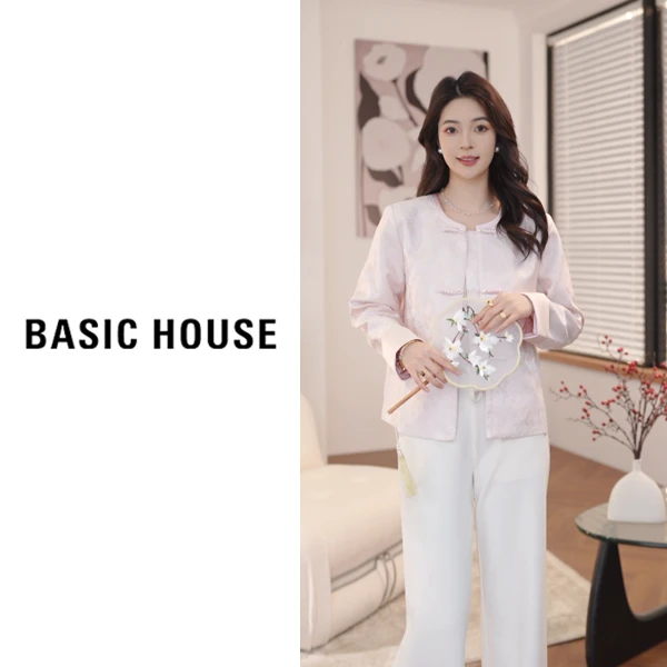 Basic House/百家好百家好休闲时尚春夏宽松外套B1195B5H012