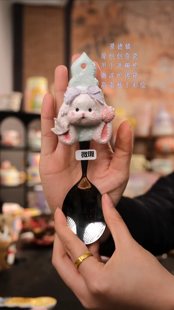 摆件陶芋***包旺的可以陶瓷手工手绘设计师款