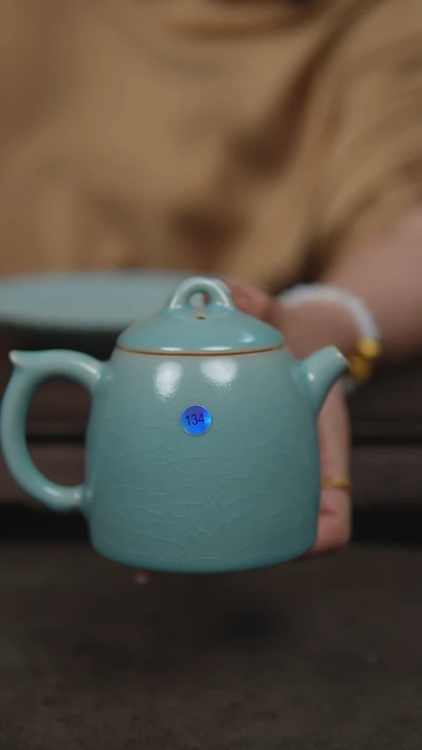 杯仿古天青秦权壶大瑕134