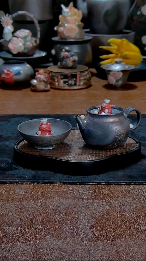 林老师猪猪壶套装