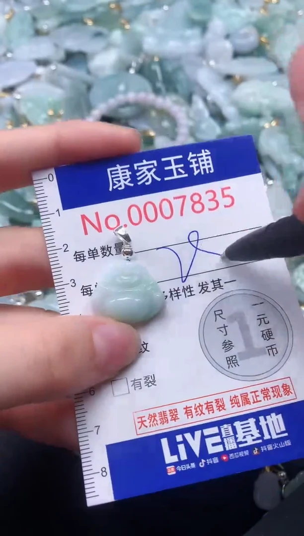 颈饰未镶嵌翡翠7835
