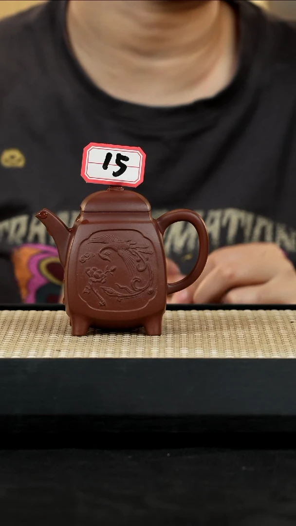 紫砂壶宜兴紫砂壶15雀方