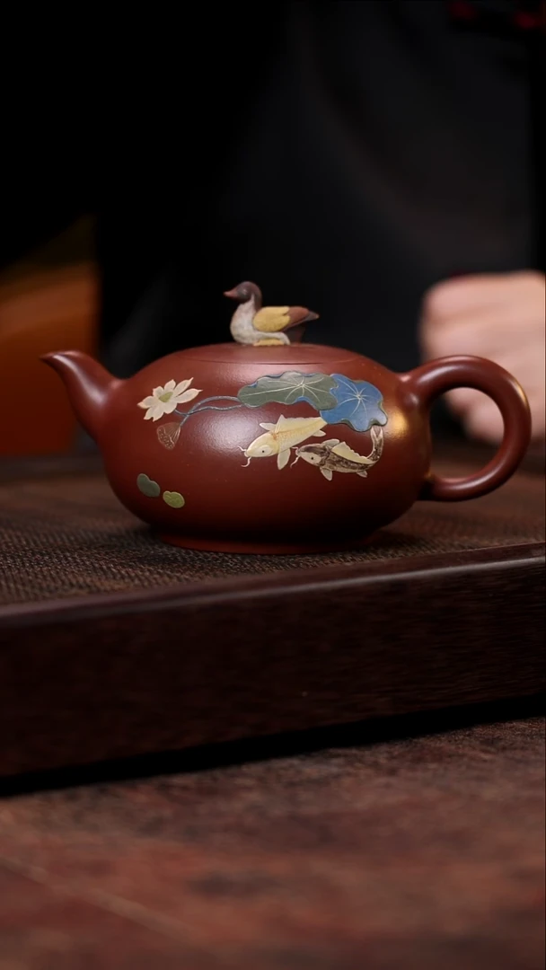 荷塘情趣 龙山紫泥 350cc