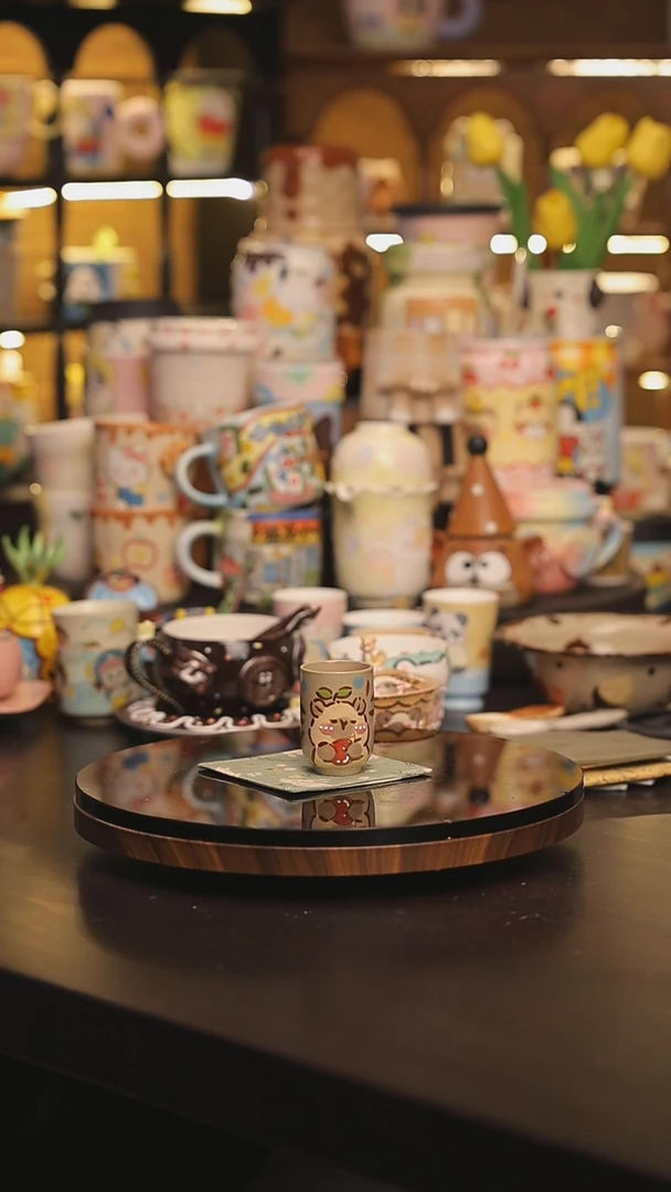 随机景德镇釉下彩绘设计师款式陶瓷