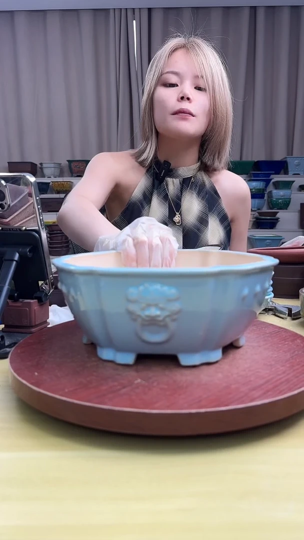 紫砂花盆紫砂花盆微瑕