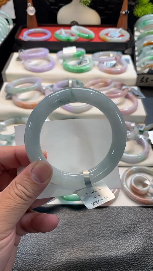 未镶嵌手镯翡翠168号链接 61圆条