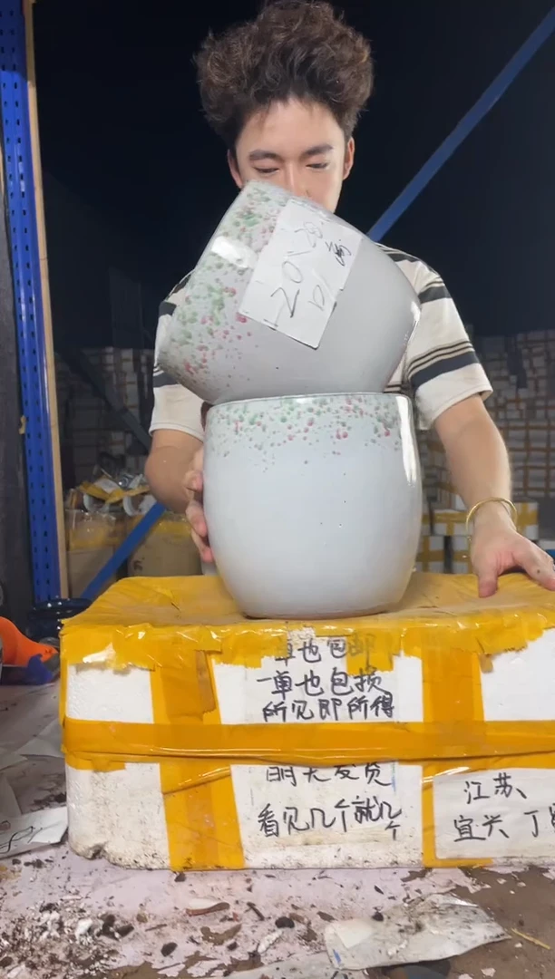 紫砂花盆紫砂花盆宜兴紫砂粗陶花盆20*20