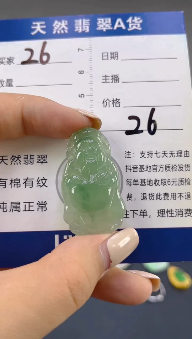 翡翠未镶嵌颈饰天然A货翡翠   26