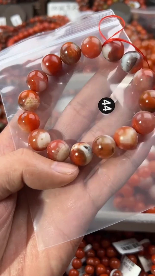 南红玛瑙手串未镶嵌13