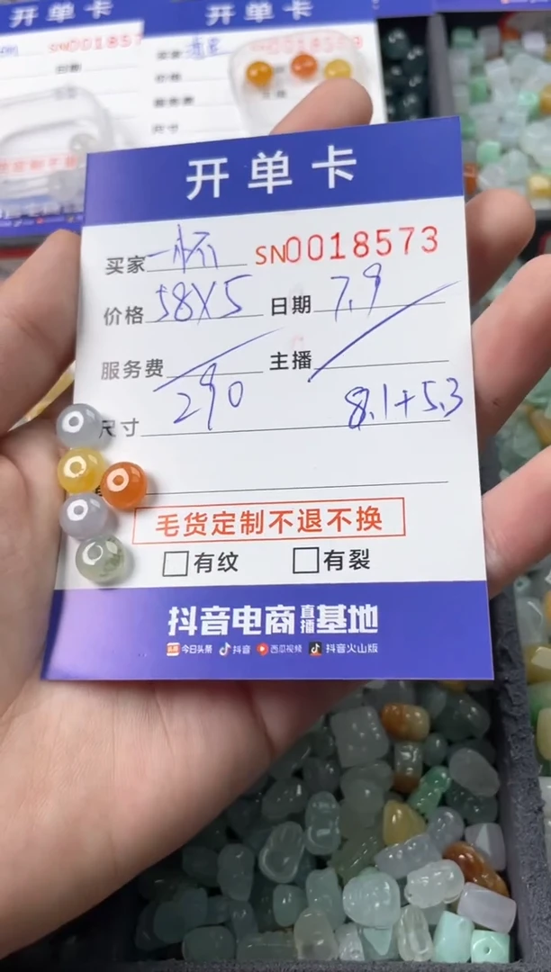 翡翠未镶嵌颈饰一***乐00018573