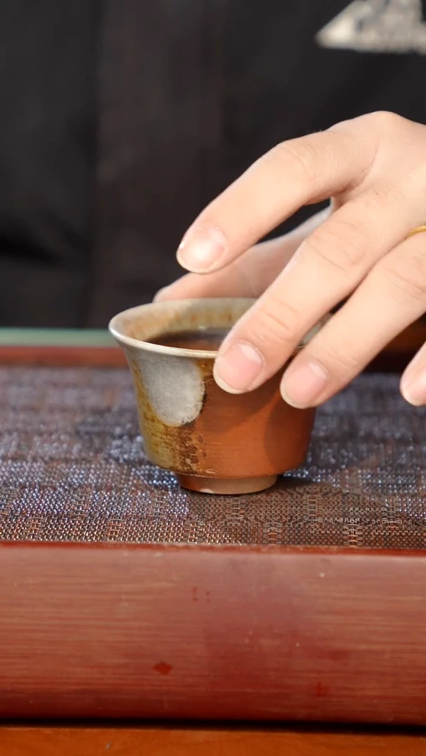 陶瓷奢瓷/瑞寅柴烧茶器（杯子）60微微瑕