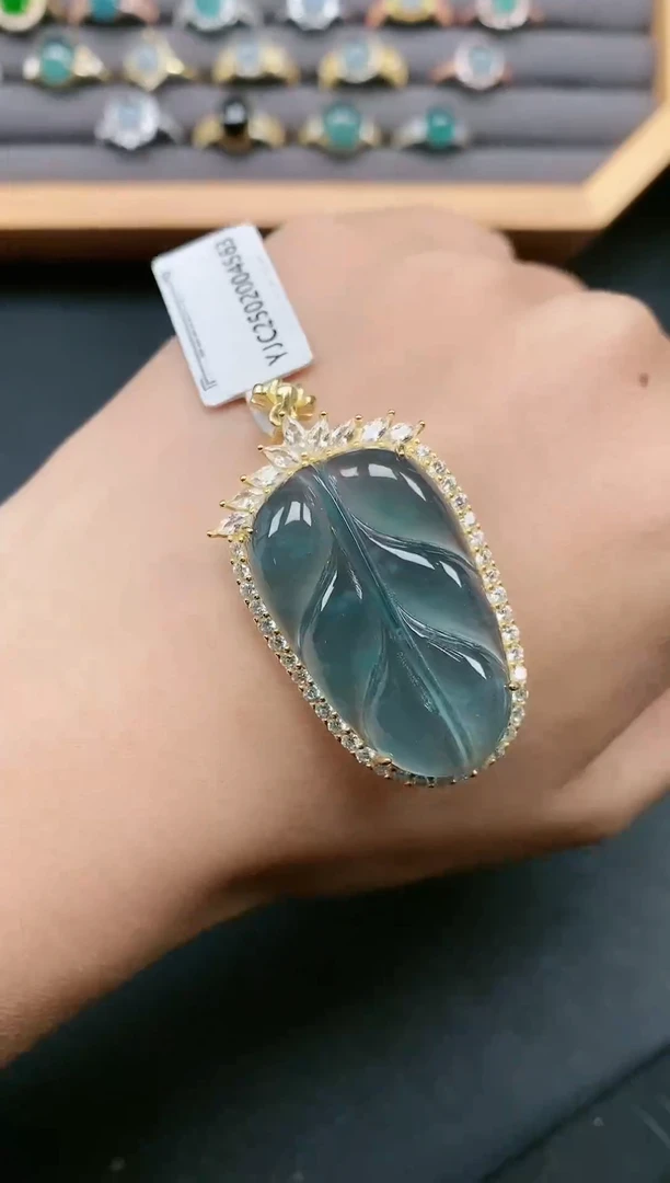 翡翠戒指银S925镶嵌111111111