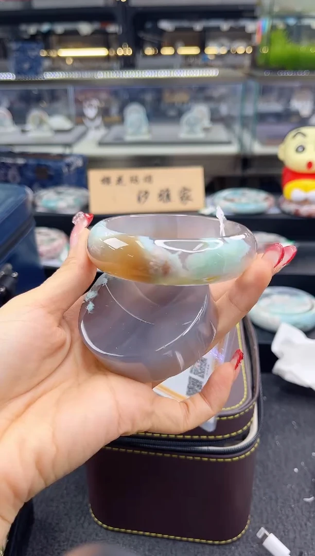 未镶嵌手镯石英质玉59-60圈口（赠品镯心）S9880