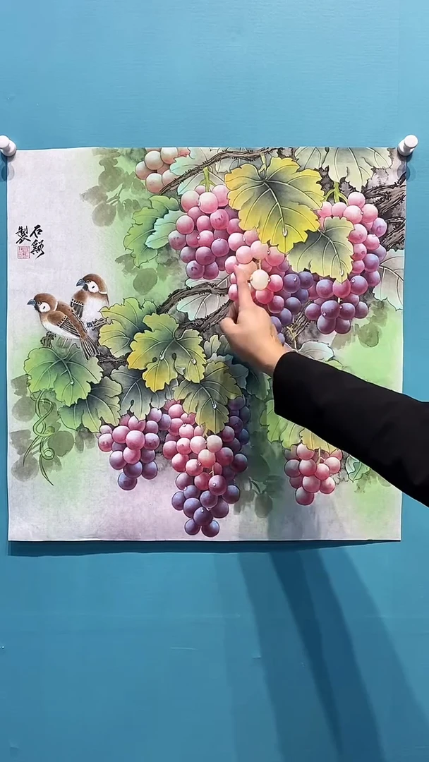 国画画都展厅国画作品B14