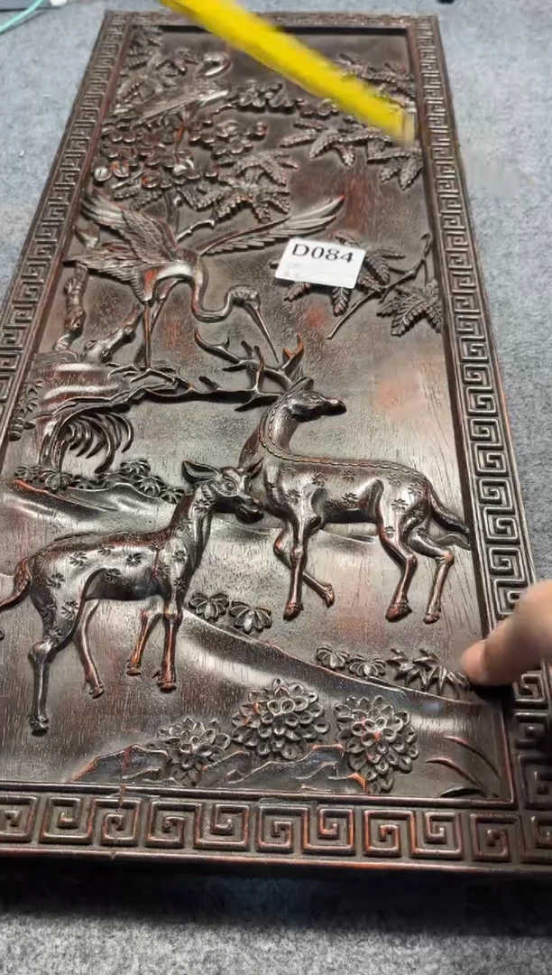 【闪购商品】花梨木类拆件雕刻板 以直播间截图为准D084