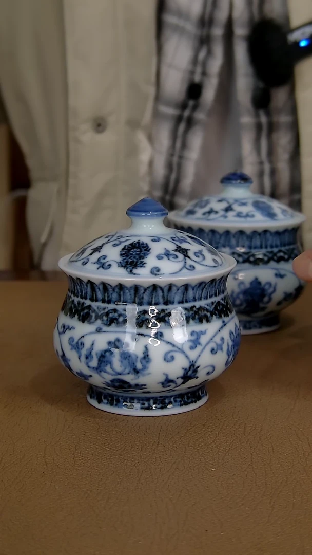 【闪购商品】仿永宣缠枝小醒茶罐