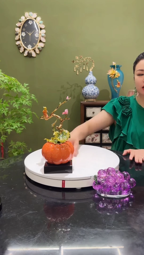 合金珐琅彩南瓜摆件