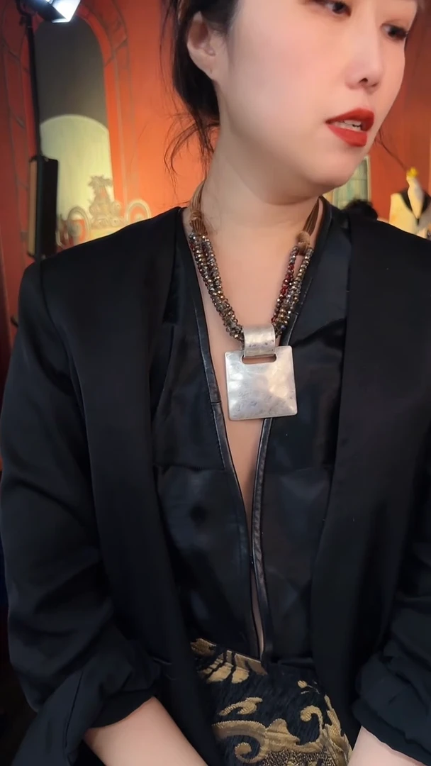 合金无合金无孤品不折腾系列复古银色多层项链不退