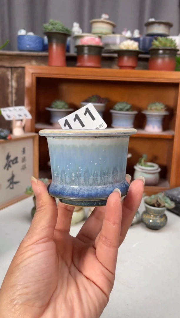 瓷片111知木小芳花盆