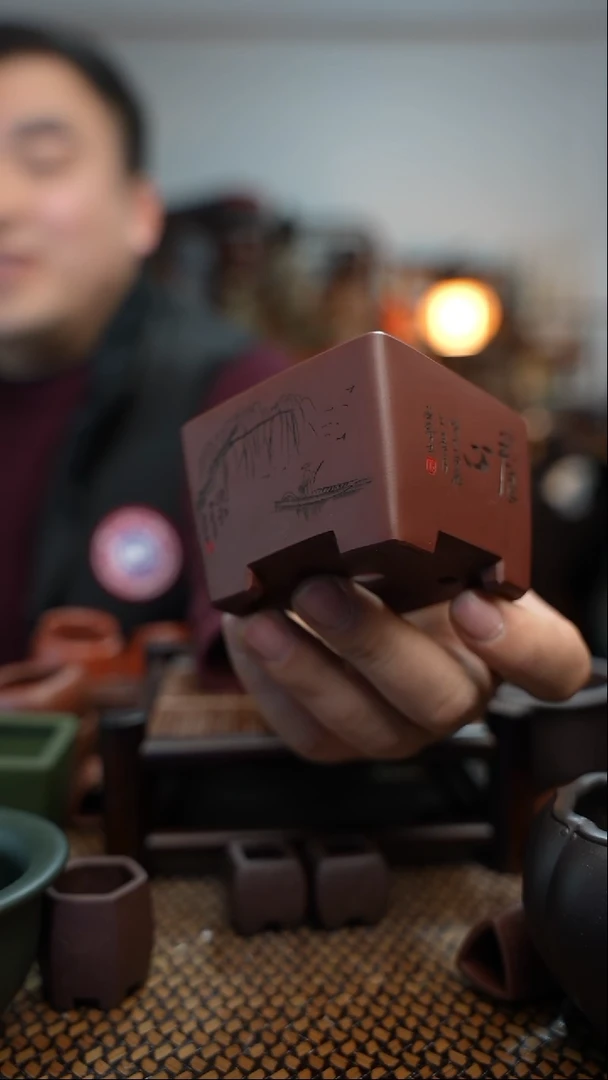 【闪购商品】紫砂花盆長木軒精品紫砂