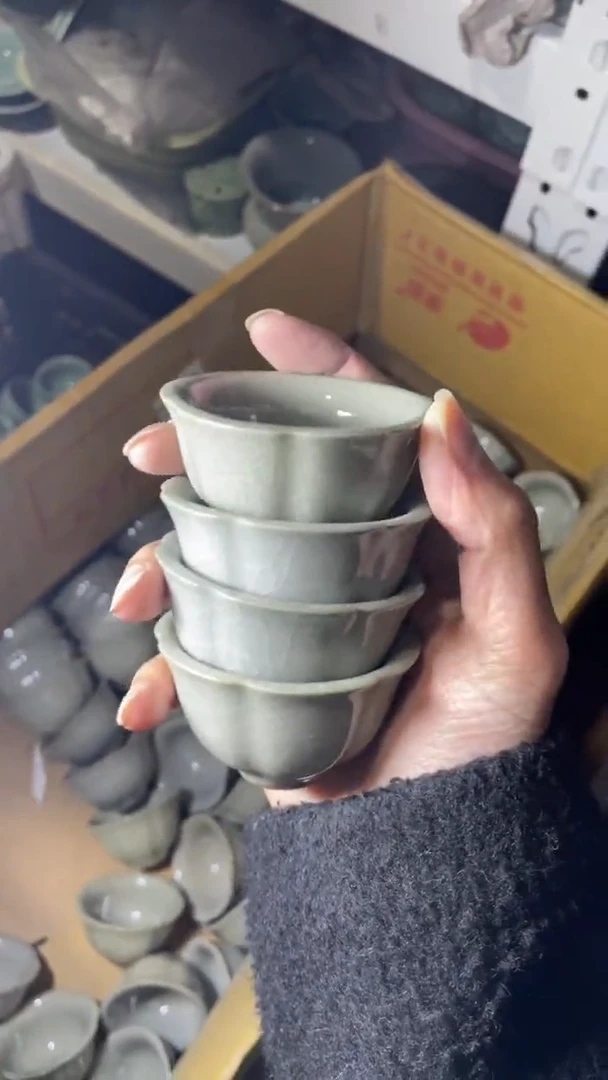 【闪购商品】4个 特价福利 微瑕 慧仙青瓷