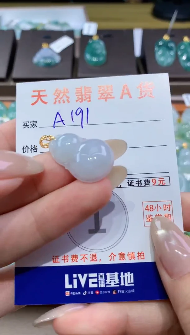 颈饰未镶嵌翡翠天然缅甸翡翠A货挂件