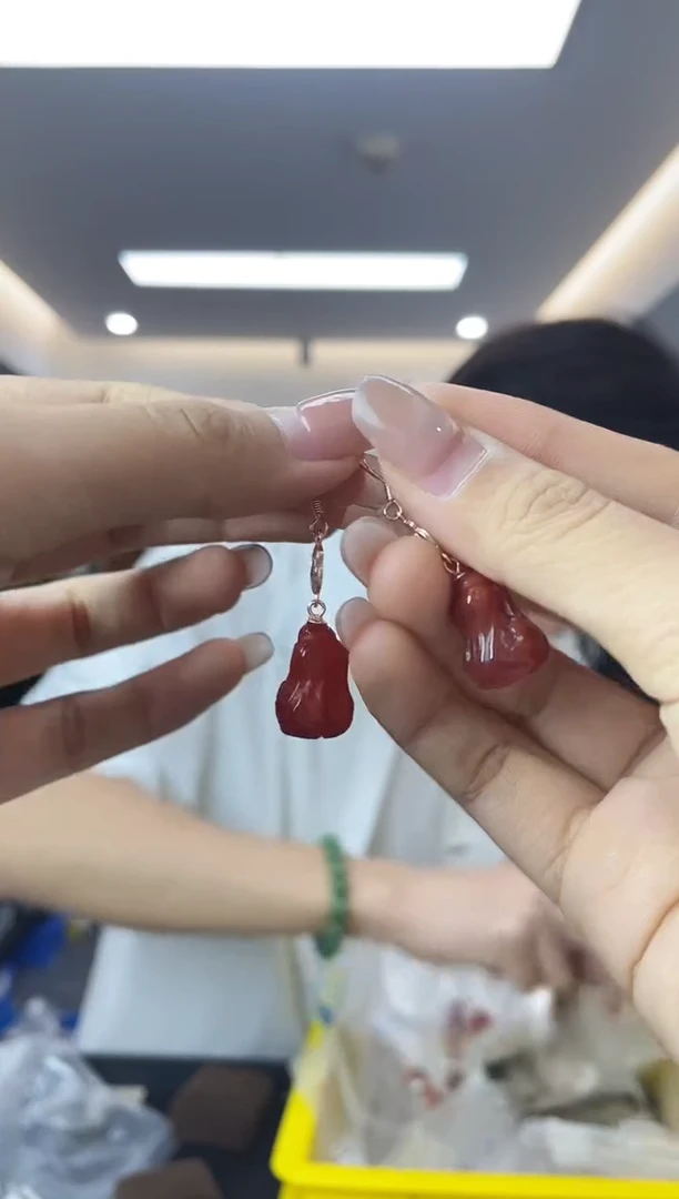 南红玛瑙·银S925镶嵌多样性一件发货