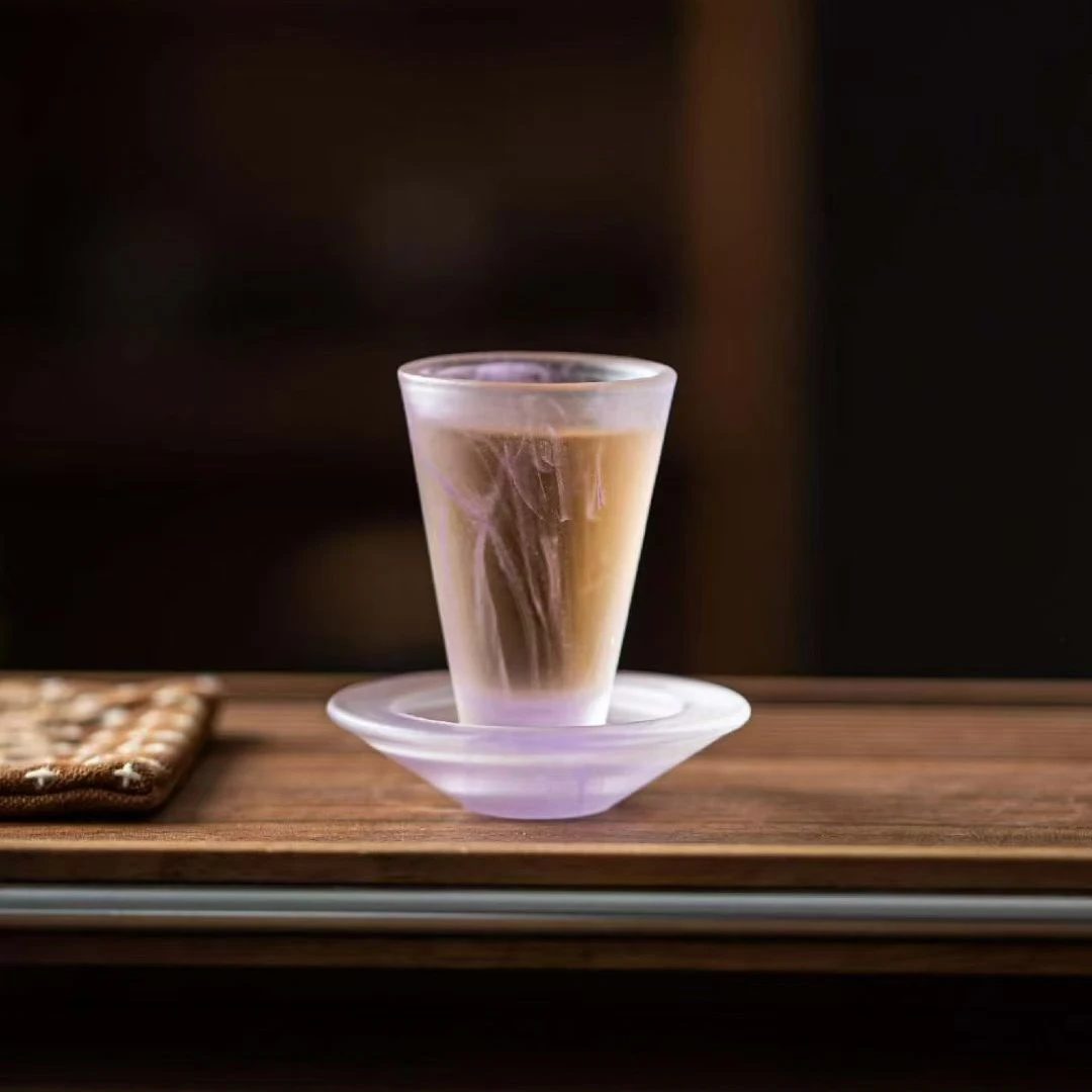 琉璃闻香杯-带杯拖
