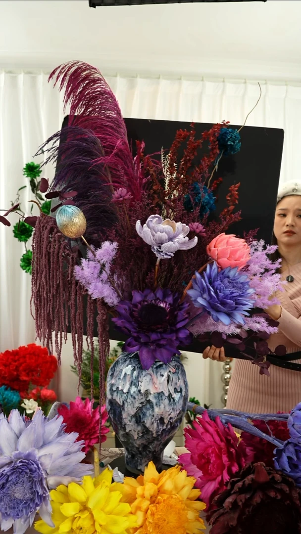 永生花 霸王花 【花束不带瓶】A8