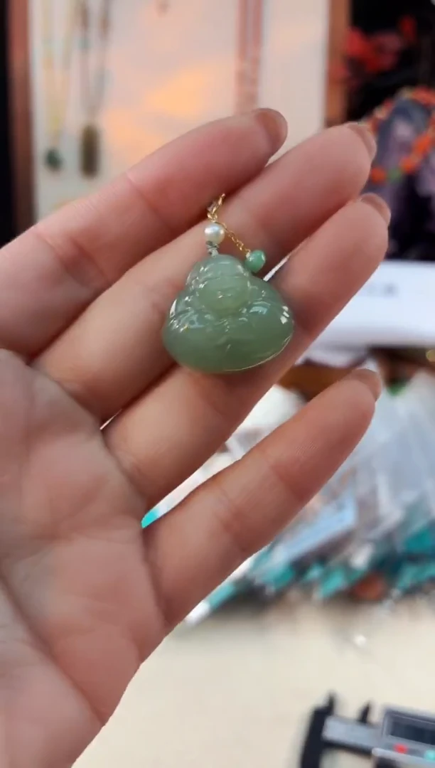 未镶嵌和田玉吊坠@@C921D017982