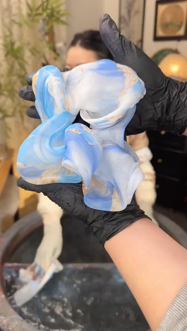 10 云金 大贝壳发圈