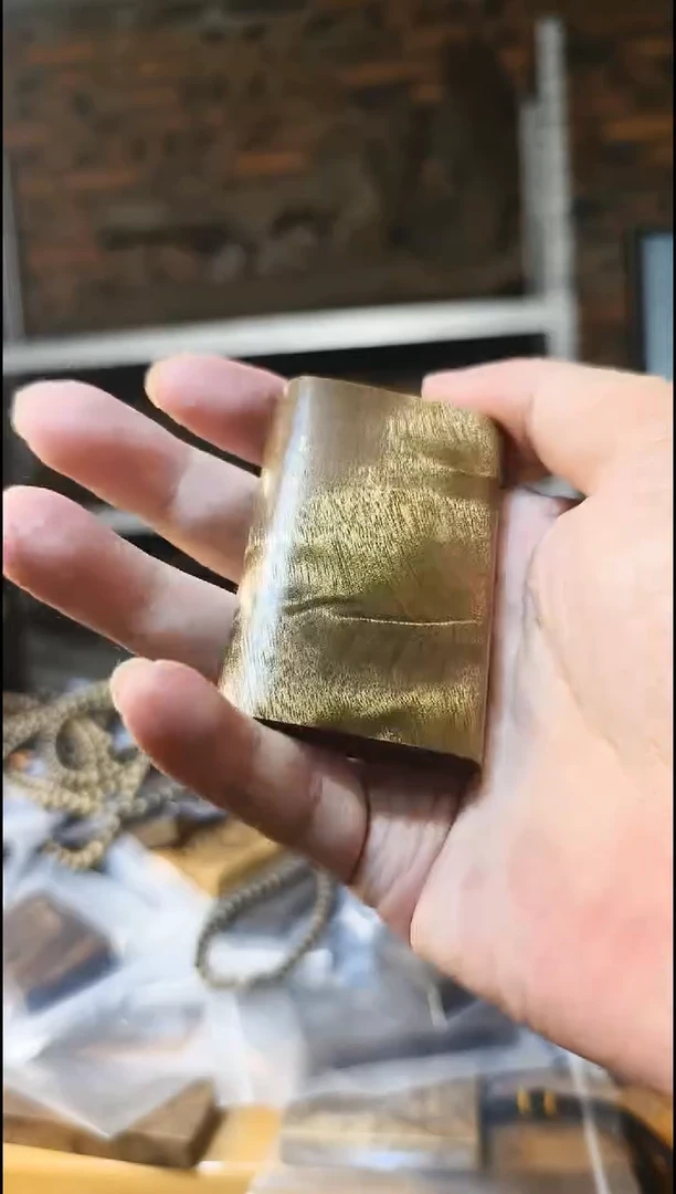 楠木（金丝楠）把件无事牌