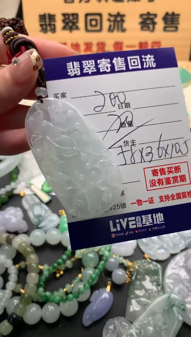 翡翠未镶嵌颈饰10129567
