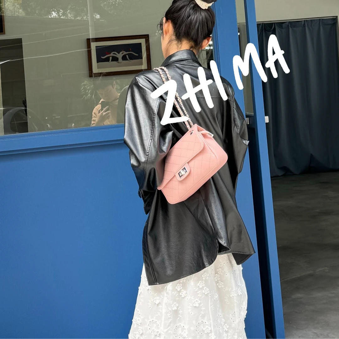 【芝麻集】SK-92701-陶陶粉夏季新款腋下斜跨女包