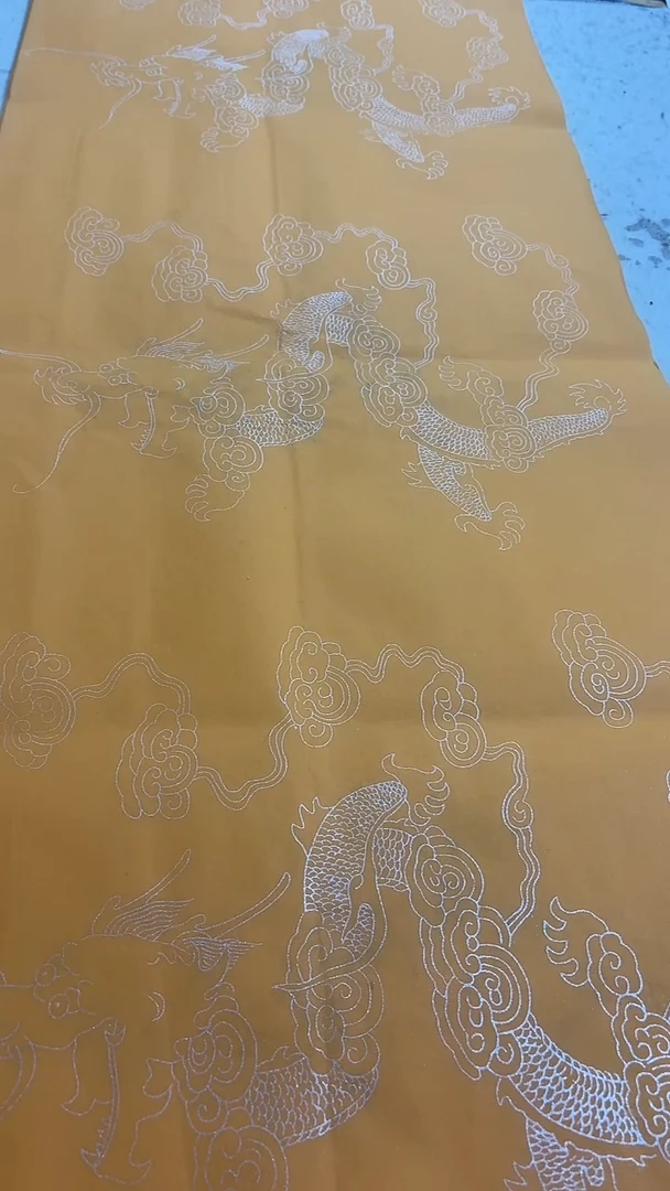 49  手工佛黄银龙41×93  50张