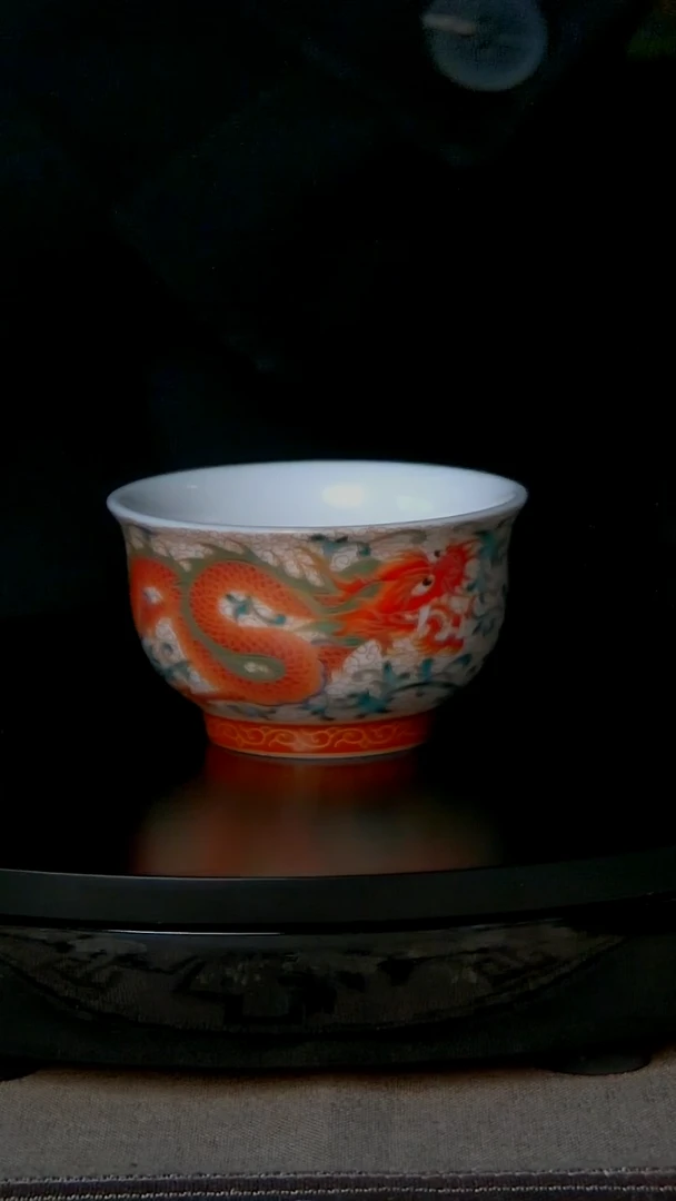 景德镇龙纹炉式主人杯