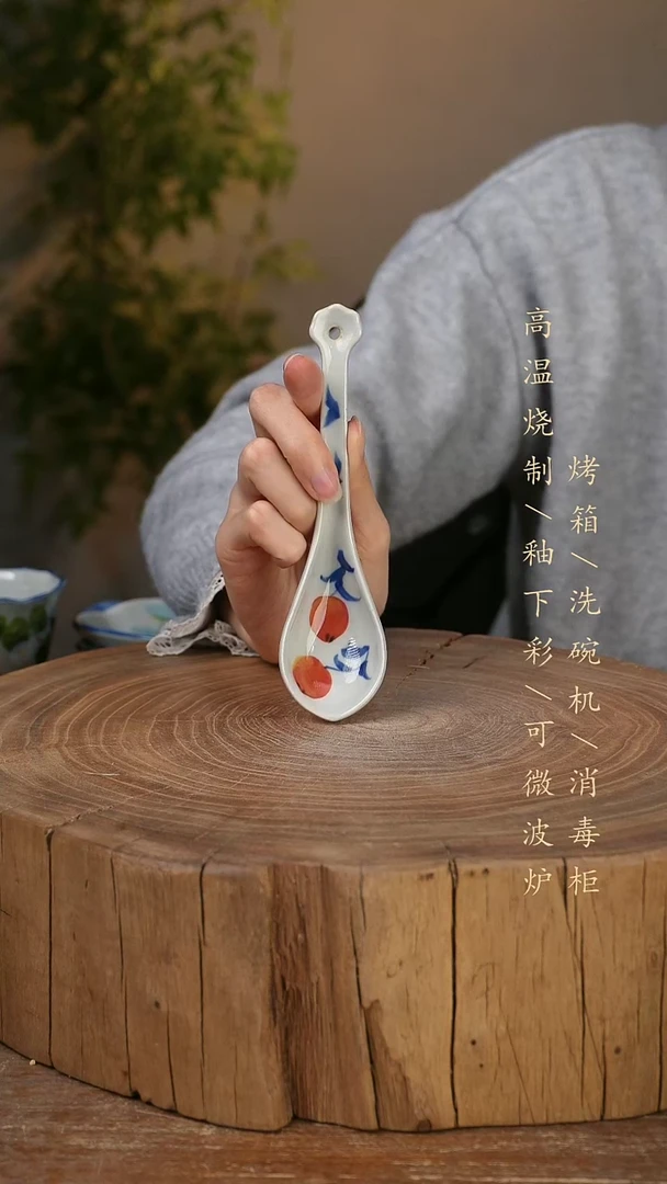 碗瓷景德镇手工手绘高温瓷釉下彩