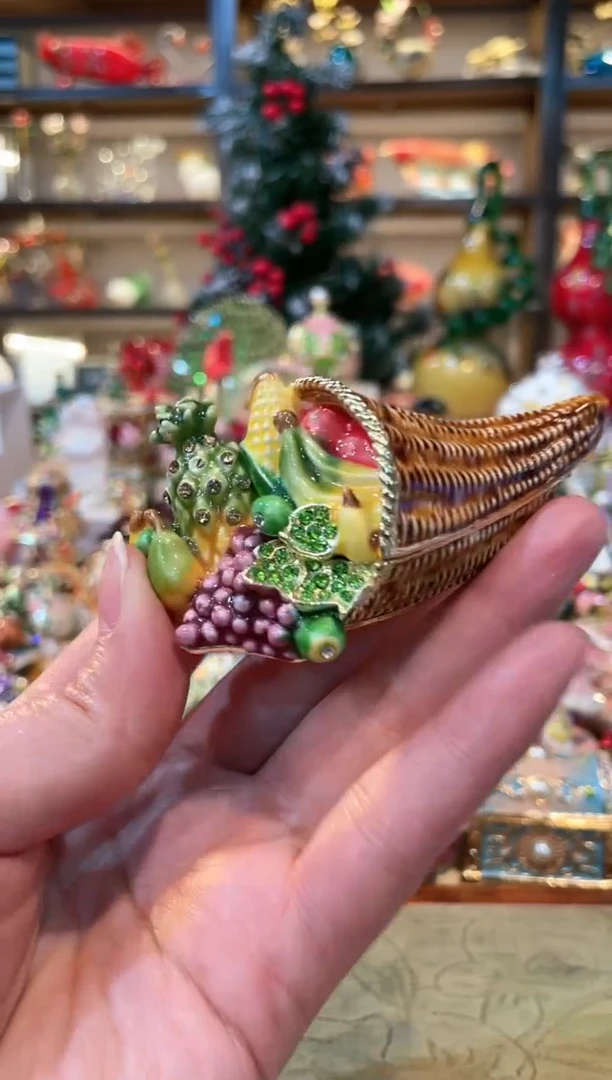 【闪购商品】精致珐琅彩首饰盒