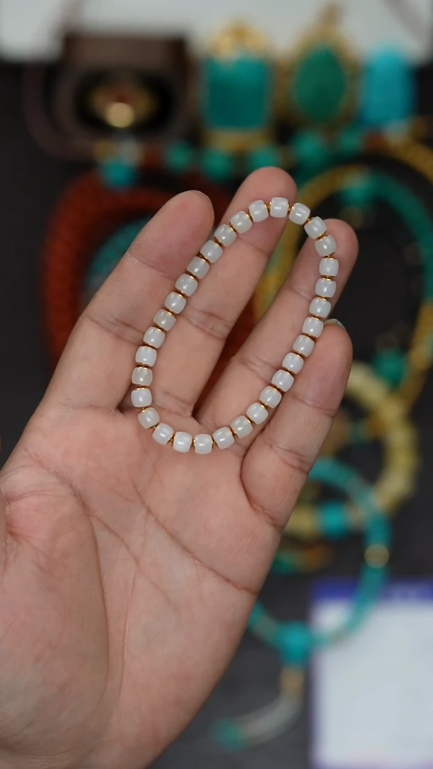 手串未镶嵌和田玉和田玉手串