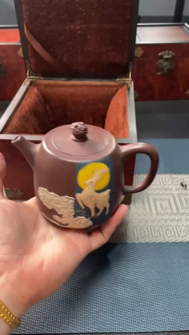 茶壶紫砂152 宜兴原矿紫砂