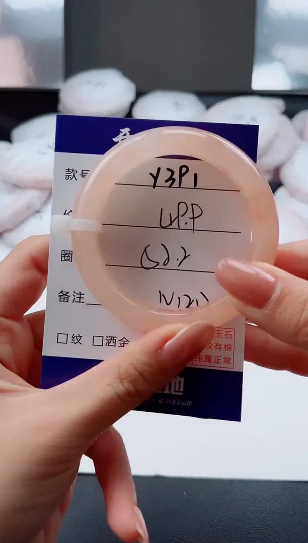 未镶嵌手镯石英质玉Y391