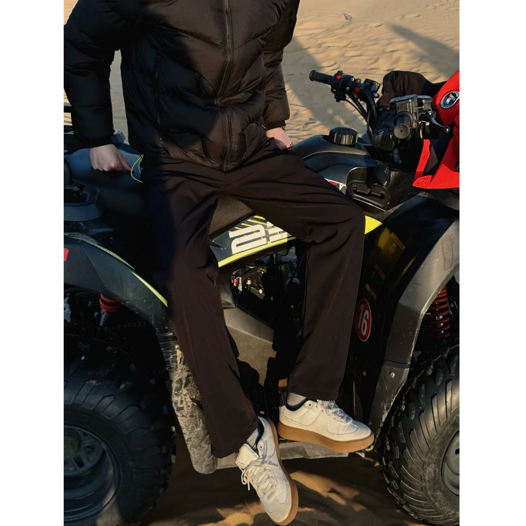 SOSTINE「摇粒绒 保暖软壳」男士复合加绒加厚保暖软壳休闲长裤