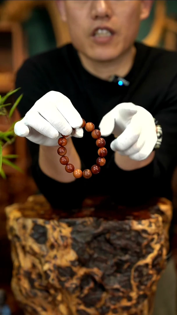 木雷击枣木1.5血料手串