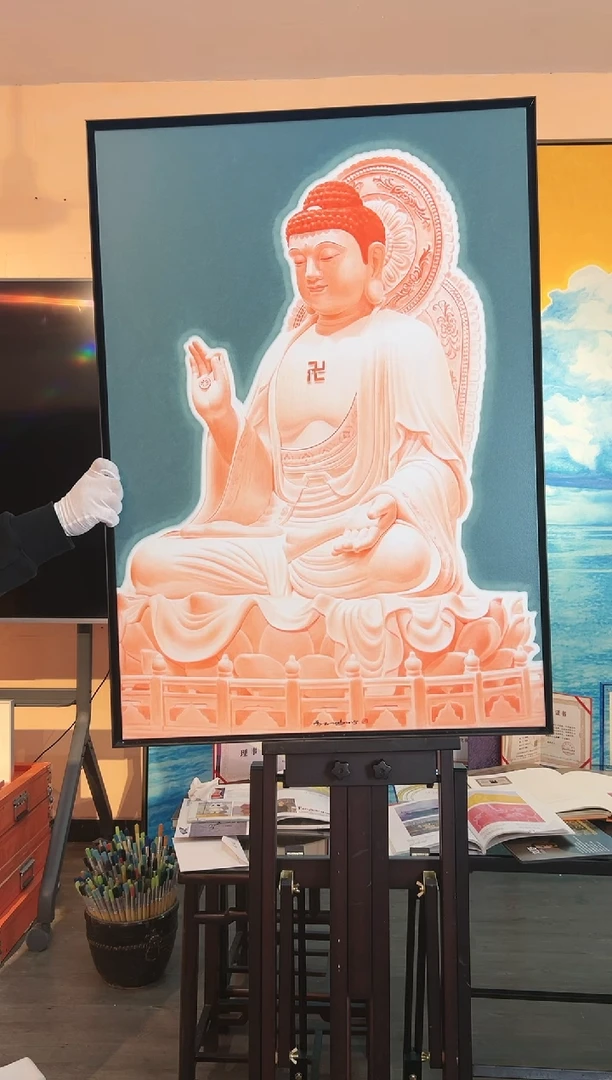 油画FLP 精品绘画作品-心经